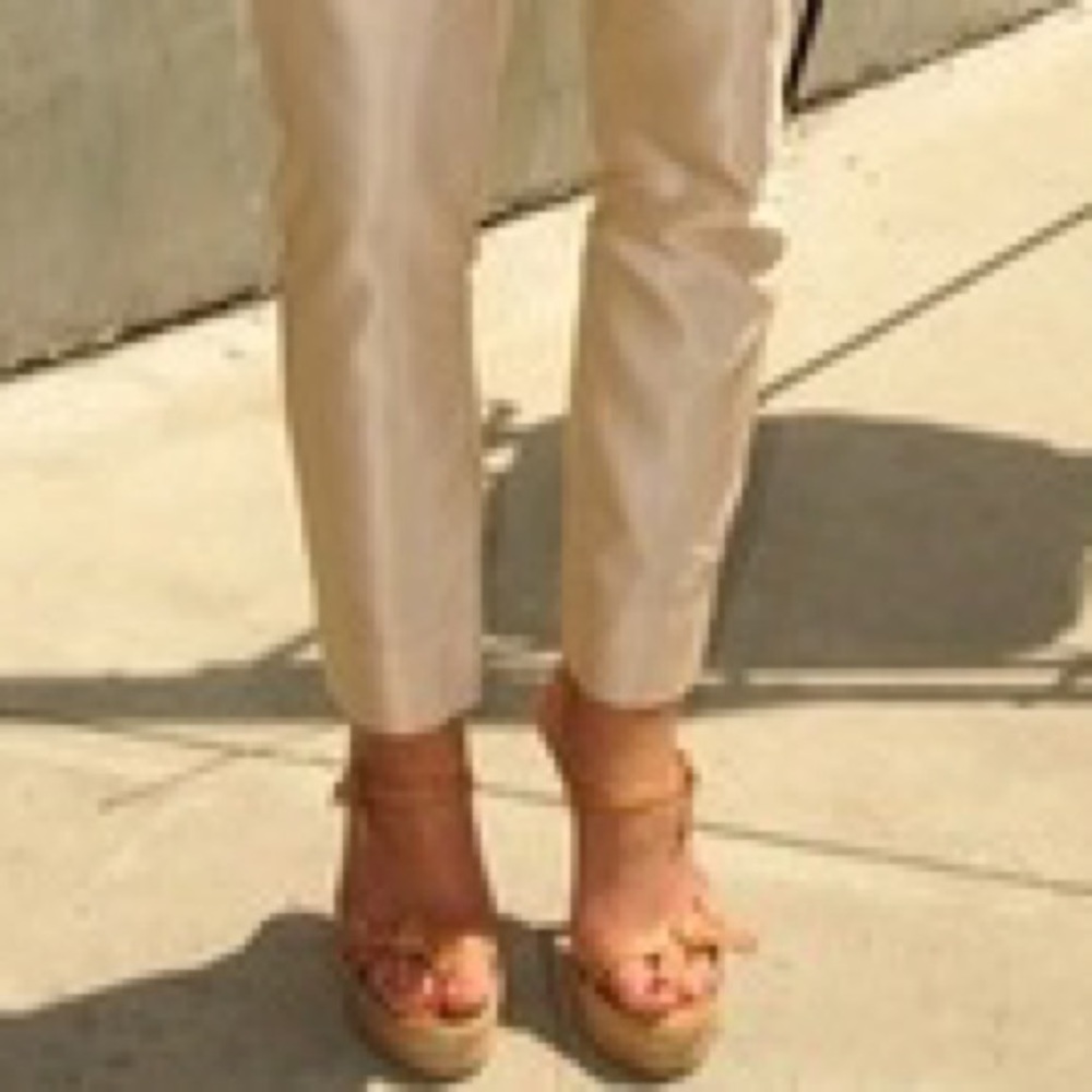 Prada Leather Knot Platform Sandals - Picture 2 of 7
